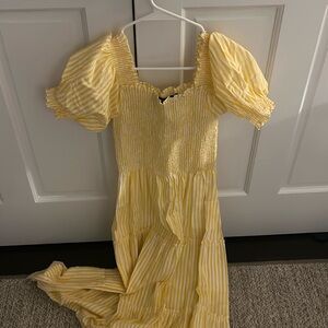 Maxwell and Geraldine, XS Yellow and White Dress